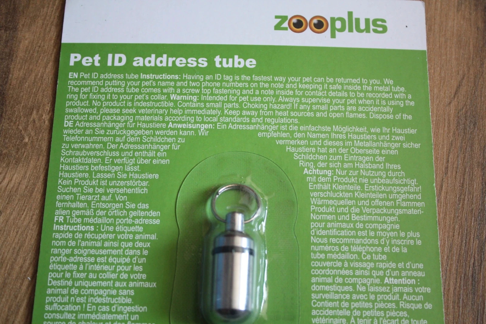 Identification tube for dog/cat - Zooplus (New) – photo 5